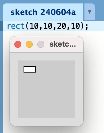 rect(10,10,20,10);